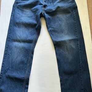 Levi's Classic Indigo Men's 505 Straight Jeans 36”x 32”